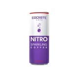 Egoiste Nitro, кофейный газированный напиток, жесть, 250 мл
